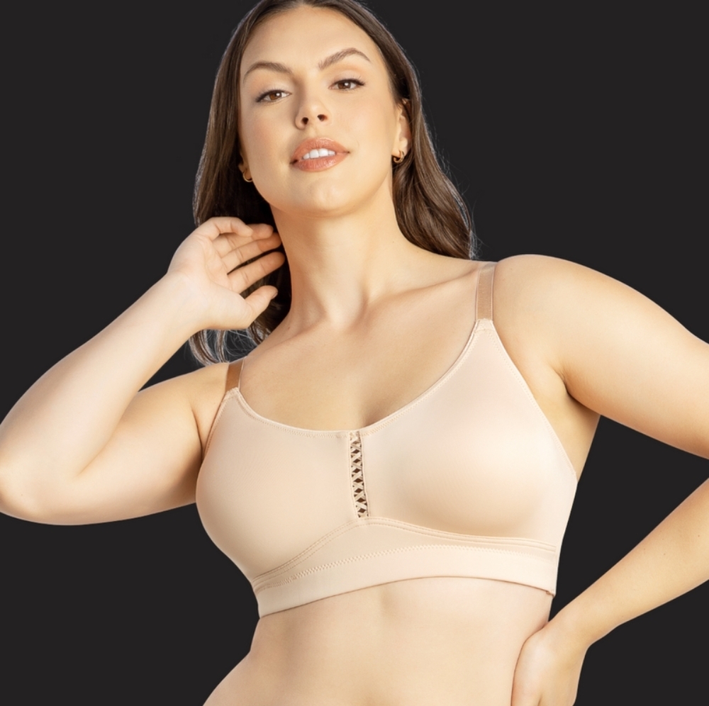 Parfait Erika Wireless T-shirt Bralette P5861 Bare Nude Wire Free 34H US 34FF UK